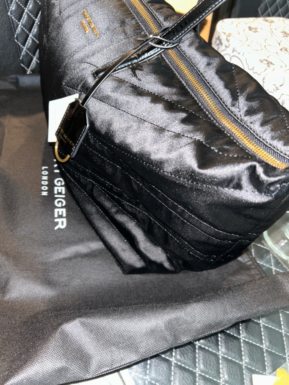 Kurt Geiger Recycled Union Jack Tote Bag - Picture 4 of 12